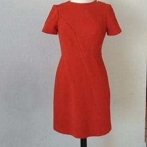 Women orange dress work/church/formal special occasion beautiful dress